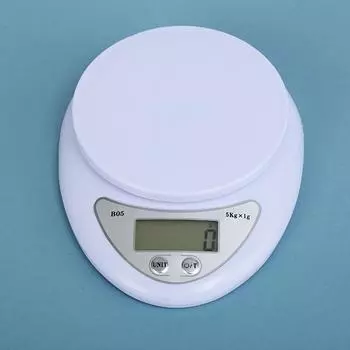 Портативные цифровые электронные весы 5 кг/1 г для пищевых продуктов, кофе, измерение веса, портативные цифровые весы для выпечки, кухонные весы белый