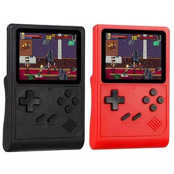 Портативные игровые плееры GB300, портативная игровая консоль, 800 мАч, 3,0-дюймовый экран, игровая консоль, встроенный AV-выход 8G 6000+ для игр