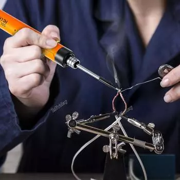 Портативный 5 В USB электрический паяльник 800 мАч 450 Мини паяльник зарядка электрический паяльник сварка ремонт инструменты красный