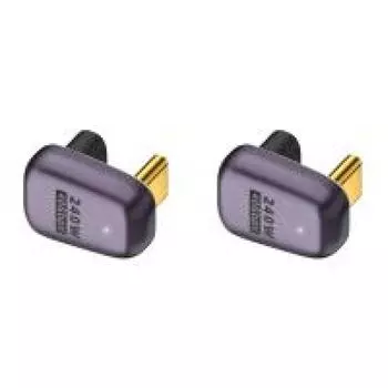 Портативный адаптер Type-C PD 240W для зарядки с разъемом USB 4.0 Type C (Стиль Н)