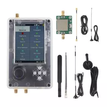Портативный беспроводной радиоприемник SDR с 3,2-дюймовым TFT-дисплеем, радиообучающая плата, простое управление для мониторинга автомобиля