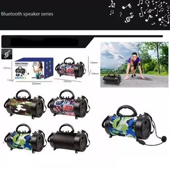 Портативный Bluetooth аудио многофункциональный сабвуфер автомобильный динамик с микрофонной картой новый интеллектуальный динамик