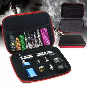 Портативный чехол для хранения инструментов Vape DIY, сумка-органайзер на молнии, черный цвет