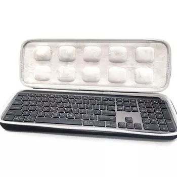 Портативный чехол для переноски Logitech MX Keys, водонепроницаемый защитный чехол, беспроводная Bluetooth-механическая клавиатура, ящик для хранения чёрный