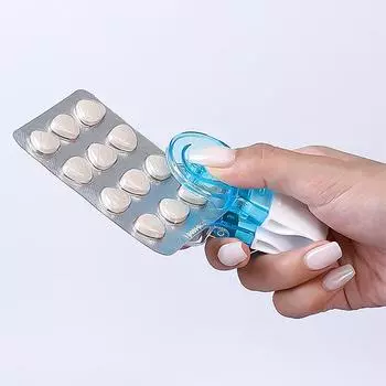 Портативный дозатор таблеток, дозатор таблеток, портативный дозатор таблеток, легко доставать таблетки из упаковки