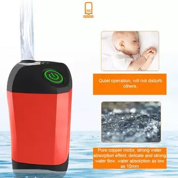 Портативный душ для кемпинга, электрический душевой насос, IPX7, водонепроницаемый, с цифровым дисплеем для кемпинга No temperature measurement