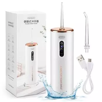 Портативный ирригатор для полости рта, очиститель зубов, 280 мл, IPX6, водонепроницаемый, для глубокой чистки зубов