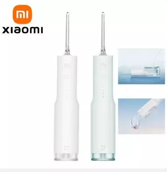 Портативный ирригатор для полости рта XIAOMI MIJIA F300, стоматологический ирригатор для зубов, ирригатор для воды, средство для чистки полости рта, средство для чистки полости рта, нить для сбора воды