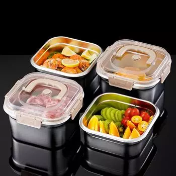 Портативный контейнер Crisper Box большой емкости для герметизации пищевых продуктов для зерновых овощей