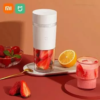 Портативный миксер-соковыжималка XIAOMI MIJIA 2, электрический мини-блендер для фруктов, овощей, быстрого измельчения льда, приготовления сока, кухонный комбайн