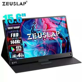 Портативный монитор ZEUSLAP P16A 15.6 INCH серый