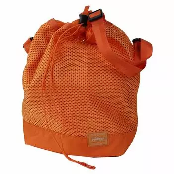 PORTER SCREEN DRAWSTRING BAG Сумка через плечо с завязками на шнурке [Porter] 875-19107 Оранжевый/23