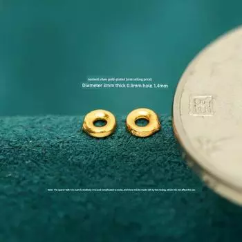 Посеребренный DIY Неправильный Браслет и Разделитель для Браслета 02# diameter 3mm silver plated spacer