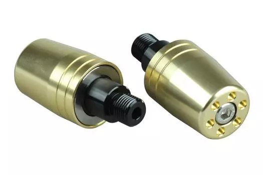 POSH 031779-12 Торцевик руля для Yamaha M16 Yamaha Сверхтяжелый торцевик руля Шампань золото, 2 штуки
