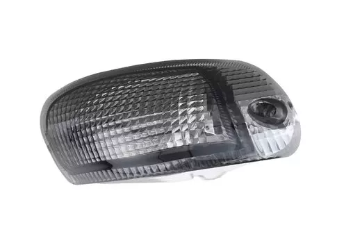POSH FAITH Motorcycle Replacement Turn Signal Front Left for ZZR1100 Lens, Only, (D Type), Smoke, 039179-FL