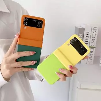 Постепенный жесткий чехол для Samsung Galaxy Z Flip3 Flip 4 3, матовый пластиковый защитный чехол на петлях Galaxy Z Flip3 5G