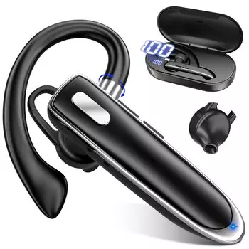 поступление в 2023 году Bluetooth Bluetooth-гарнитура с одним ухом Bluetooth с одним ухом до 96 часов непрерывного беспроводного вызова с шумом 2 устройства могут быть