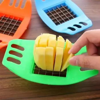 Potato Cutting Device Fries Kit French Fry Yarn Cutter Set Carrot Vegetable Slicer Chopper Chips Making Tool Kitchen Accessories оранжевый