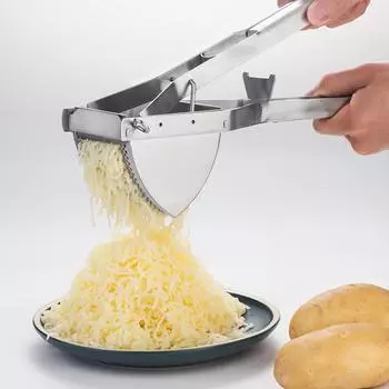 Картофельная толкушка, ручная толкушка для фруктов, съемная толкушка для тыквы и моркови из нержавеющей стали, пресс и инструмент для картофельного пюре