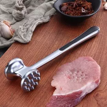 Pounder Мясной молоток Двусторонний тендеризатор для говядины Прочный молоток для стейков Бытовой square anti slip handle