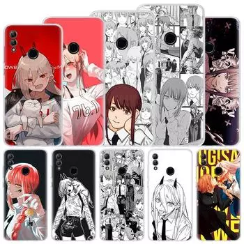 Power Makima Chainsaw Man Soft Case For Huawei P Smart Z Y5 Y6 Y7 Y9S 2019 Phone Cover Honor 10 Lite 9 9X 8X 8A Pro 8S 20i Coque P Smart 2018