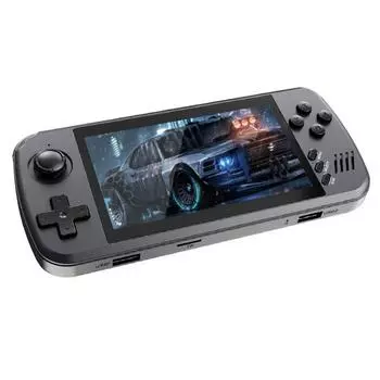 POWKIDDY X39pro Портативная игровая консоль 4,5-дюймовый IPS-экран Ретро-плеер для видеоигр Система Linux 64 ГБ TF-карта Черный