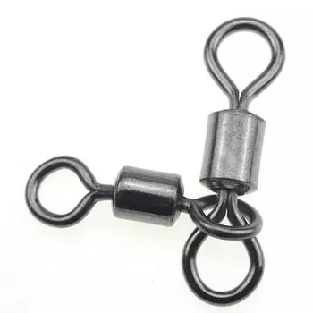 Поворотный соединитель для крючка Треугольный соединитель для рыболовной лески Вертлюг для рыбалки