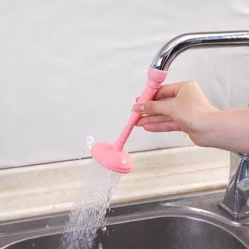Поворотный водосберегающий кран, аэратор, диффузор, кран, соединитель фильтра, популярный One Size розовый