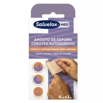 Повязка из пеноматериала Salvelox 6 см x 1 м