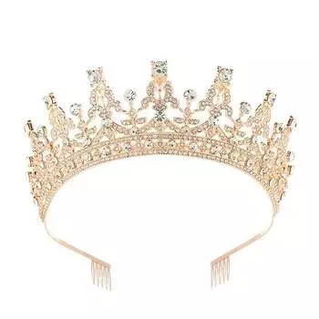Повязка на голову Crown Queen, головной убор для подиума, головной убор для вечеринки, стразы, корона Xiyin, головной убор для дня рождения Queen
