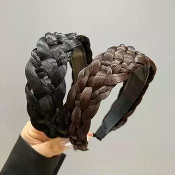 Повязка на голову для мытья лица, головные уборы в корейском стиле, женские ленты для волос, повязка на голову для парика с шестью прядями, широкий обруч для волос