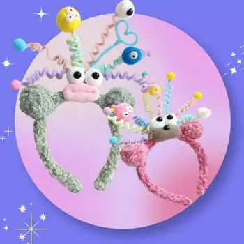 Повязка на голову Keep Doing Poppy Party Spring, розовая + мятная, 1 комплект
