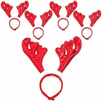 Повязка на голову Livingda Big Rudolph, металлическая красная
