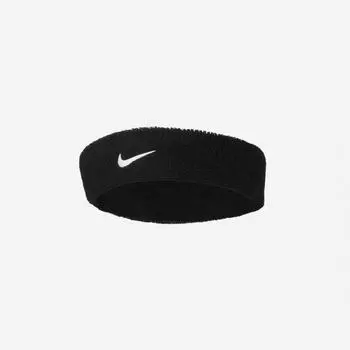 Повязка на голову Nike Swoosh, черная
