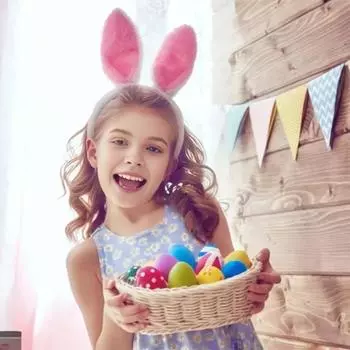 Повязка на голову с ушками пасхального кролика, лоскутная цветная мягкая плюшевая обруч для волос, повязка на голову для мытья лица, повязка на голову для девочек, аксессуары для головы