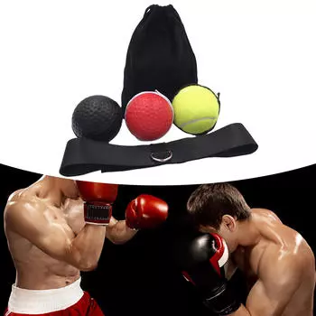 Повязка на голову Speedy Reflex Ball для улучшения тренировок по боксу — улучшите время реакции и координацию