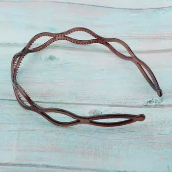 Повязка на голову Waves Band Comb Headdress - Коричневый