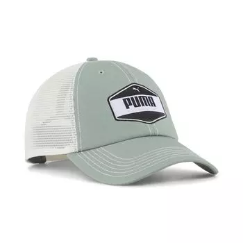 Повседневная шляпа Sunshade Racing Classics Trucker Cap 025976 25 Цвет Зеленая Луна [PUMA] Весна/Лето (02)