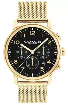 Повседневные часы Harrison 14602604 Желтое золото [Coach] Мужские [Товар]