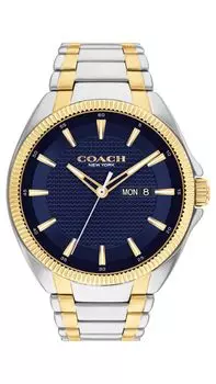 Повседневные часы Jackson 14602690 Silver [Coach] Мужские [Товар] синий
