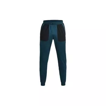 Повседневные вязаные брюки Under Armour Rush Series с карманами и цветными блоками, мужские брюки синие 1366172-413 M