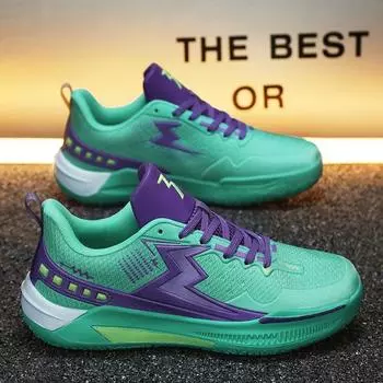 Practical training basketball shoes men s 2024 autumn new low-top wear-resistant sneakers breathable fashion men s sneakers 39