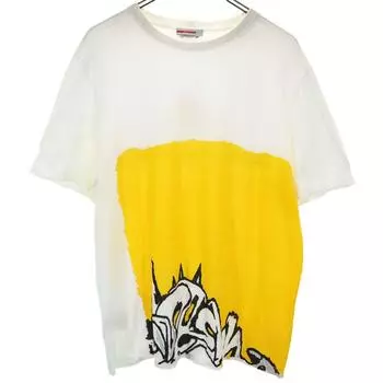 PRADA Short sleeve T-shirt L White system Men s Used