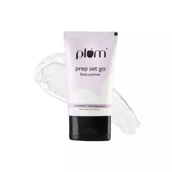 Праймер для лица Plum Prep Set Go Face | Сужает поры | Невесомая формула | 100% веганский продукт, не тестируется на животных | 30 мл
