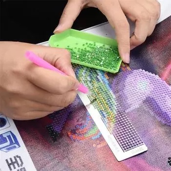 Практичная 5D DIY Алмазная картина Линейка Инструменты Линейка для сверления крестиком Линейка для сверления крестиком Алмазная вышивка Аксессуары as decription