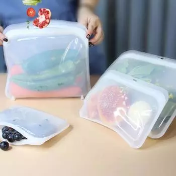 Практичная силиконовая сумка для кухонных принадлежностей, влагостойкая портативная машинка S белый