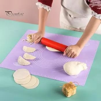 Практичный антипригарный коврик для замешивания теста, 5 цветов, кухонный коврик для раскатывания теста, коврик для пиццы, аксессуары для выпечки