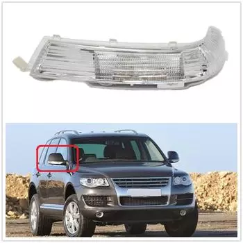 Правая сторона для VW Touareg 2002 2003 2004 2005 2006 Автомобильное заднее зеркало светодиодный индикатор указателя поворота