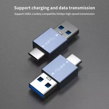 Правый преобразователь типа C в USB, угол 10 Гбит/с, OTG Mini, универсальная передача данных, тип C, штекер B