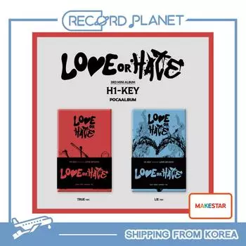 [Предзаказ] H1-KEY — 3-й мини-альбом [LOVE or HATE] (ПОКААЛЬБУМ) [Фан-подпись, POB]